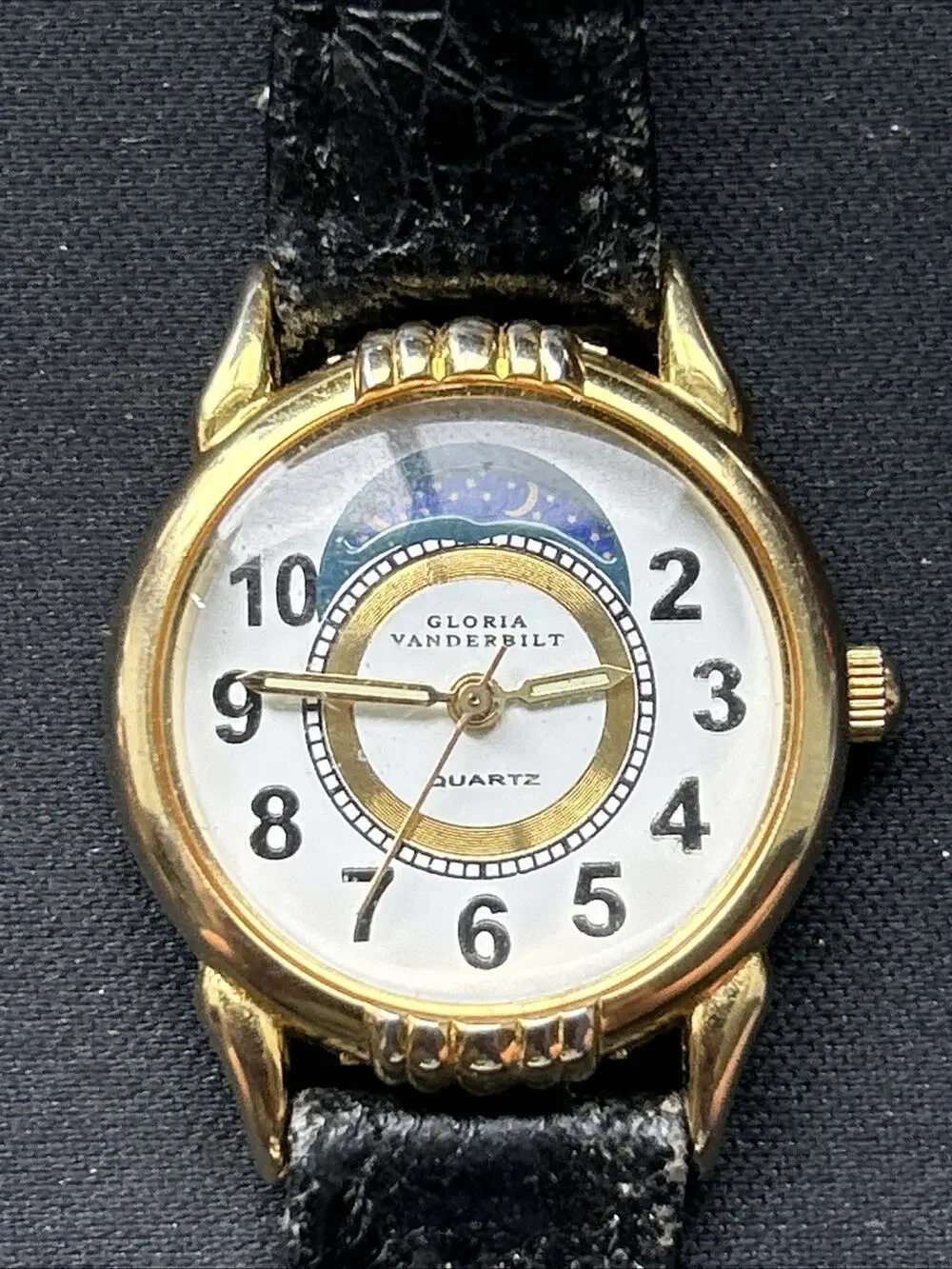 Gloria Vanderbilt Moon Phase Women’s Quartz Watch